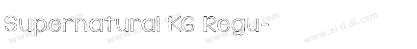 Supernatural KG Regu字体转换